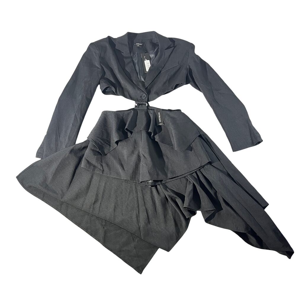 Akina Black Blazer Romper Women’s M NWT